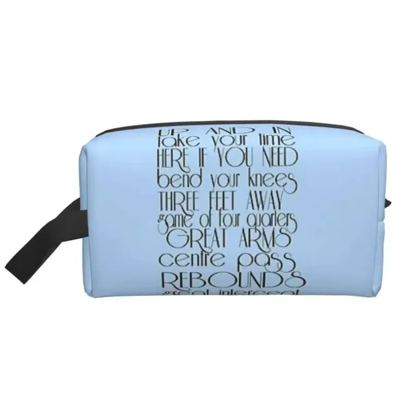 Classiche frasi ad effetto da netball, trucco per donna, organizer da viaggio per cosmetici, borsa da toilette Y241023_voghion.com