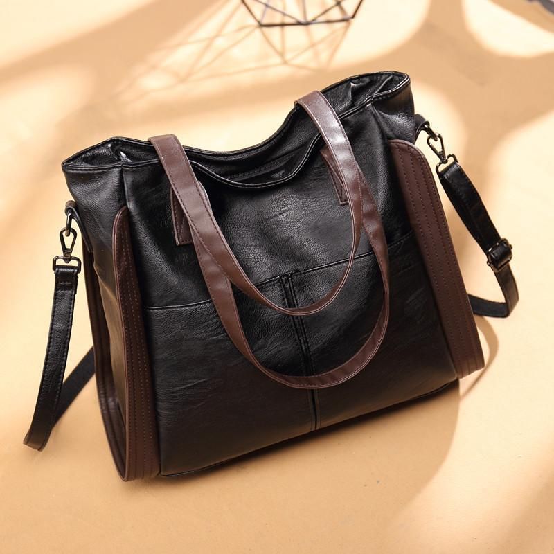 Net Red Same Style Canvas Large Capacity Single Shoulder Large Bag Women 2023 New Trendy Handbag Simple Tote Bag_voghion.com