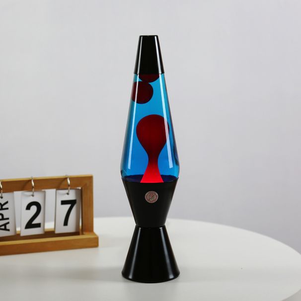 Lampa woskowa z stożkiem lawy wulkanicznej Kreatywne nocne światło atmosferyczne_voghion.com