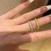 Traditional Plain Wire Ring For Women, Vintage Style, High-end Feel, Handmade Ring, Versatile, Exquisite, Simple Hand_voghion.com