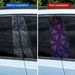 Geometric Square Car Center Column Window Trim Anti-Scratch Personalized Creative Decorative Sticker Protective Film_voghion.com