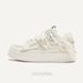 Chaussures blanches tendance pour hommes et femmes, série Guangzhou Destruction Aesthetics, semelle épaisse, semelle surélevée, qualité imbattable_voghion.com