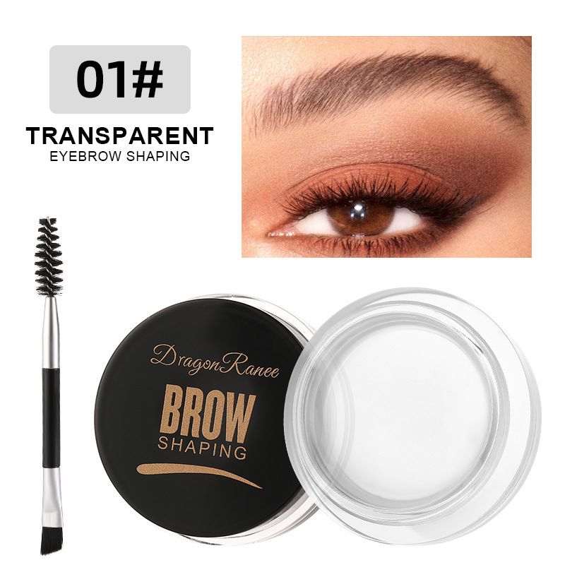 Sopracciglio selvaggio 3D Gel Cera Sapone per lo styling delle sopracciglia Tinta impermeabile a lunga durata Potenziatori per sopracciglia Sopracciglia bianche s s_voghion.com