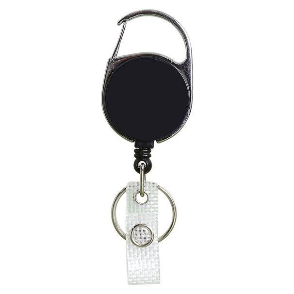 Fibbia retrattile completamente piatta stampata facile da tirare, clip posteriore in metallo, fibbia retrattile in plastica satinata, custodia per carte, fibbia anti-smarrimento facile da tirare_voghion.com