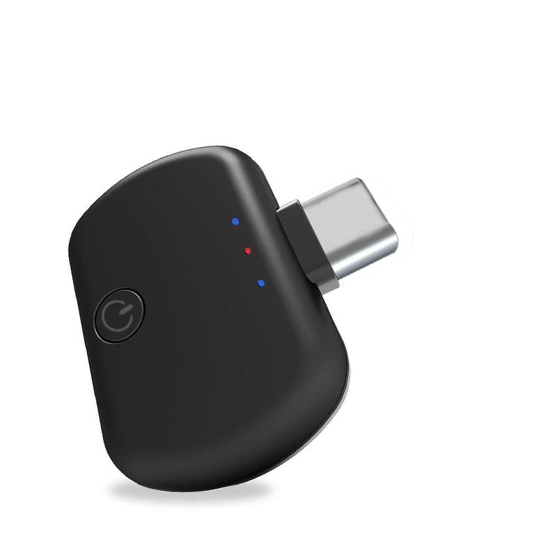 USB-C Bluetooth 5.0 Audio Transmitter USB Type C Adapter Game Voice Chat Aptx LL for Nintendo Switch PC TWS TV PS4,Plug&Play_voghion.com