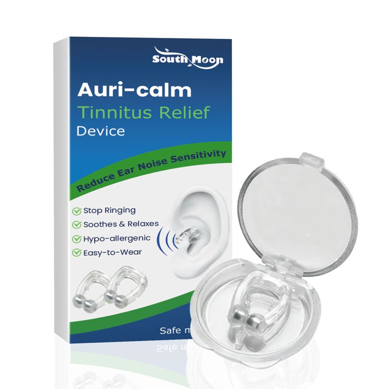 „South Moon Tinnitus Reliever“ ausų masažo priežiūros ausų segtukas malšina ausų skausmą, spengimą ausyse ir diskomfortą ausyse_voghion.com