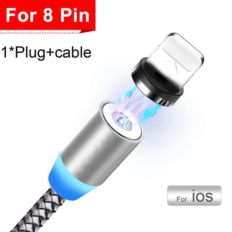Magnetisk sugdatakabel, tre i ett, magnetisk sugladdningskabel, en till tre, lämplig för Huawei Android Type-C ny kreativitet_voghion.com