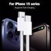 Type C USB C To USB C Cable 240W Fast Charging Charger Cord For IPhone 15 16 Pro_voghion.com