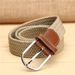 Unisex 39 color elastic woven elastic belt men's and women's belt canvas belt_voghion.com