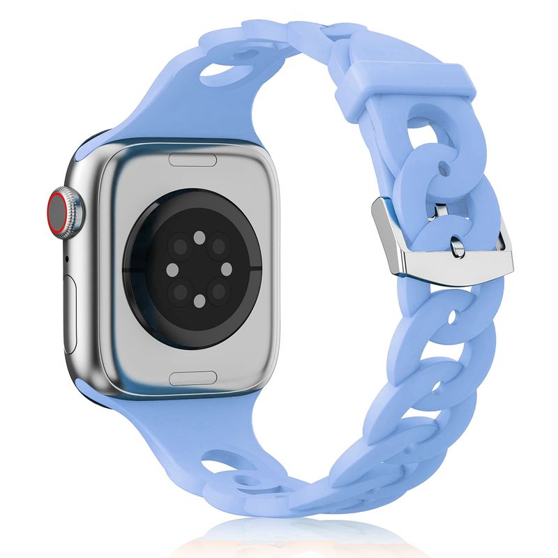 Silicone Strap for Apple watch band 40mm 44mm 45mm 41mm 49mm 42mm 38mm Accessories bracelet iWatch Series 8 7 SE 6 5 4 3 2 Ultra_voghion.com