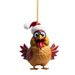 Neu Weihnachten Kreative Tier Huhn Hahn Serie Anhänger Weihnachten Baum Anhänger Acryl Anhänger_voghion.com