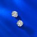 Mujing Jewelry S Silver One Carat Classic Round Cut Simulated Diamond Fashion Versatile Earrings For Women_voghion.com