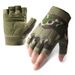 Tactical gloves for men and women 0108 half finger military fans outdoor riding anti cut fighting field training half finger paratrooper gloves_voghion.com