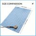 Non-Slip Bathroom Mat With Suction Cups Quick-Dry Shower Pad Massage Rings Ideal For Home Hotel Bathrooms 16.93x29.53inch Gray144_voghion.com