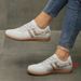 Cross-Border Women's Plus Size German Training Sneakers 2025 New European And American Retro Color Block Flat Single_voghion.com
