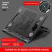 Support pour ordinateur portable rotatif à 360 degrés pour bureau, adapté au support plat pour iPad, support de levage pliable et portable_voghion.com