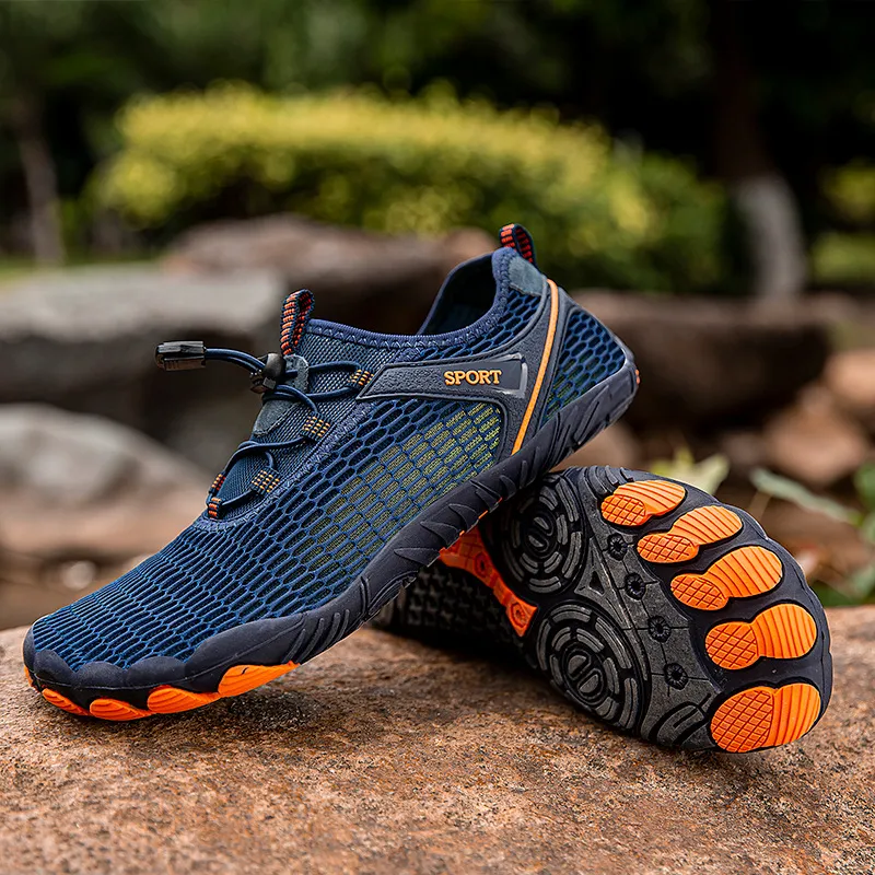 New Outdoor Fishing Stream Trekking Summer Mesh Hiking Military Tactical Sports Men's Water Shoes_voghion.com