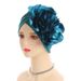 Cappello musulmano Cappello turbante floreale oversize in stile etnico Cappello chignon in stile africano Cappello per festa di matrimonio_voghion.com