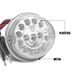 Watermelon LED Car Side Marker Clear Len External Dome Truck Trailer Turn Signal Indicator Flash Warning Light_voghion.com