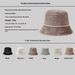 New Autumn And Winter Style Small Fragrant Pearl Mink Fur Flat Top Fisherman Hat With Feminine Temperament Warm Basin Hat Bucket Hat_voghion.com