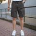 Men's Clothing Retro Sportswear Casual Shorts Men Summer Ice Silk Cool Loose Five Point Pants_voghion.com