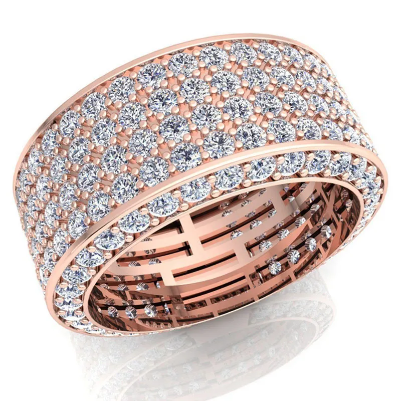 Creative New Fashion Bitcoin Metal Ring Inlaid Cubic Zirconia Wedding Rings for Women Men Party Jewelry Anniversary Gift_voghion.com