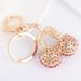 Portachiavi in stile coreano con ciondolo a forma di ciliegia in lega di strass e frutta, per borsa alla moda da donna, piccolo regalo_voghion.com