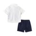 Herrenbekleidung Jungen Gentleman Kleid Sommer neue zweiteilige Kurzarm-Shorts Kinderbekleidung Drop Shipping_voghion.com
