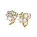 Earrings Diamond Four Leaf Clover Ear Clips For No Pierced Ears, Light Luxury, High End Temperament, Exquisite And Versatile Earrings And Ear Buckles_voghion.com