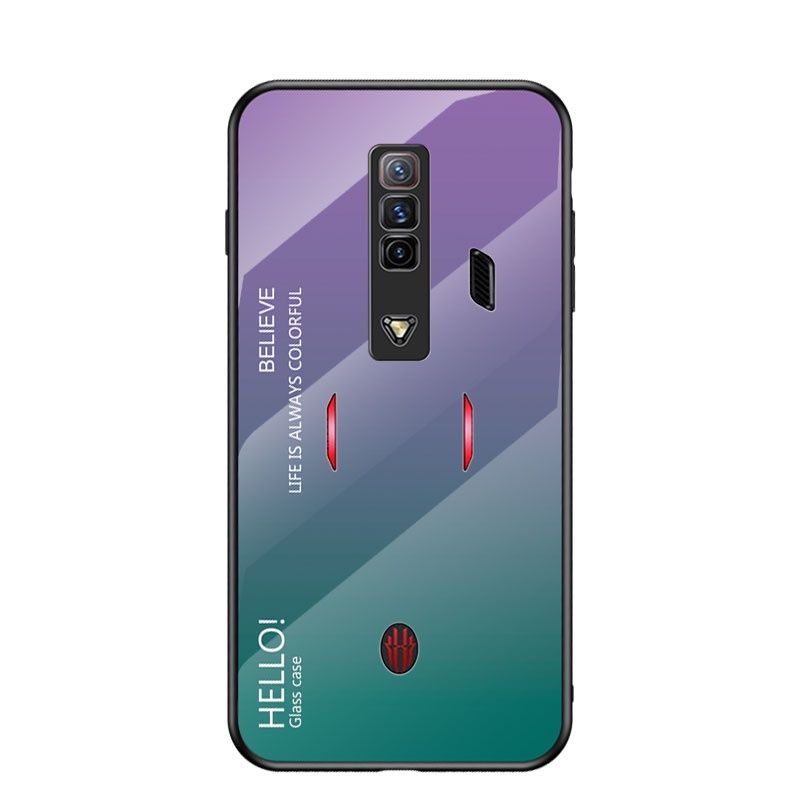 Nubia Red Magic 7 Pro acegadient szkło hartowane BackHybrid cienka, odporna na wstrząsy obudowa_voghion.com