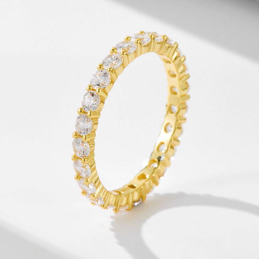 Anello da donna in argento sterling S925 con temperamento, anello combinato da tre pezzi_voghion.com