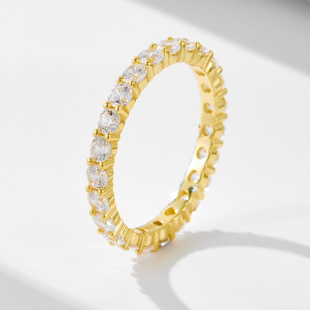 Anello da donna in argento sterling S925 con temperamento, anello combinato da tre pezzi_voghion.com