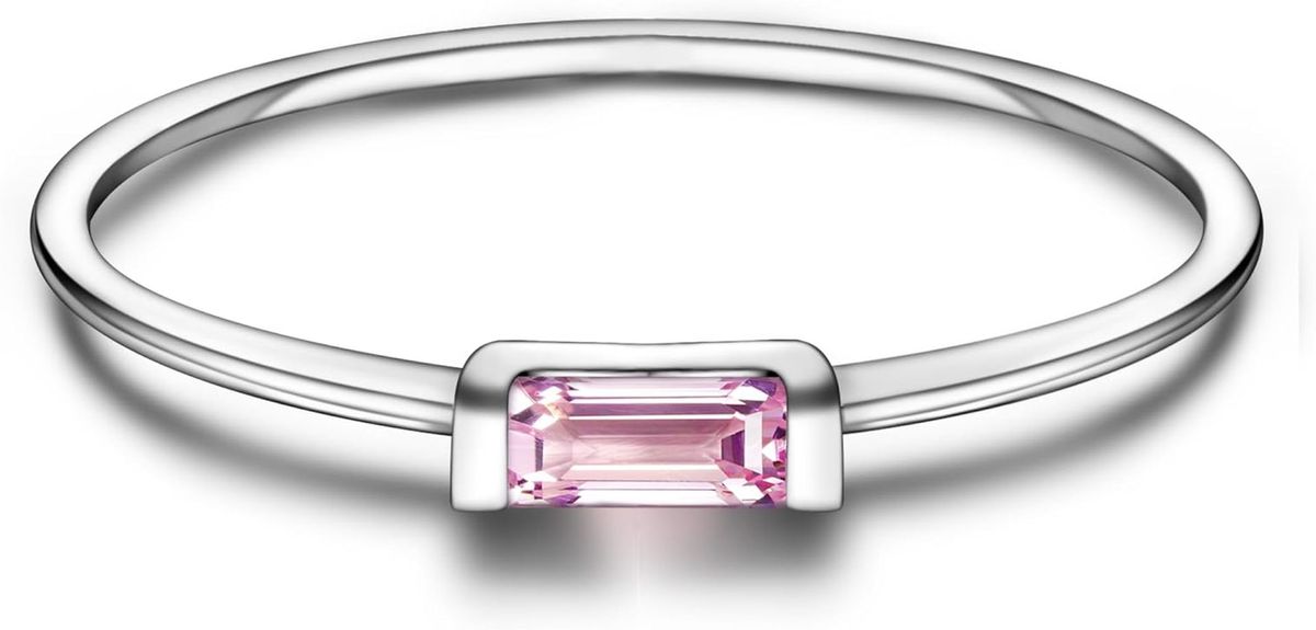 S925 Sterling Sëlwerring fir Fraen mat Dezember Gebuertssteen, exquisit Nischendesign, High-End Designer Stil_voghion.com