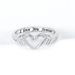 Creative Personalized Love Ring, Hands Than Heart, Simple Cold Wind, Romantic And Versatile Couple Ring_voghion.com
