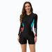 Women’s Clothing New Swimsuit Women's Long Sleeved Zipper Surfing Jellyfish Suit One Piece Boxer Diving Suit_voghion.com