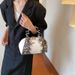Women's 2025 New Fashion Stone Pattern Personality Versatile Handbag Crossbody Shell Bag_voghion.com