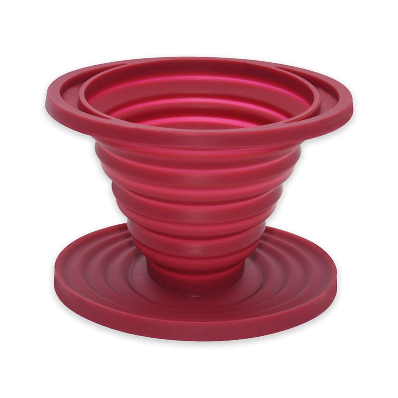 Les filtres à café pliables en silicone peuvent être réutilisés_voghion.com