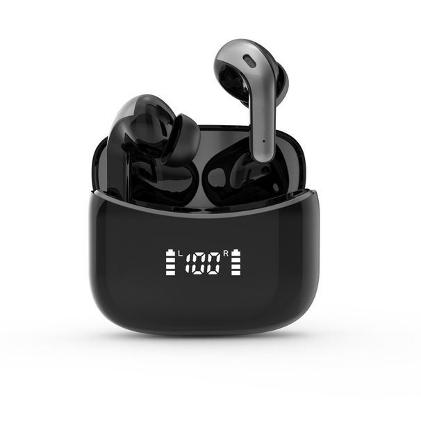 Wireless Earbuds With Noise Cancellation, 15M Bluetooth Range, 8H+ Playtime, LED Display, IPX5 Waterproof, Low Latency For Gaming & Calls_voghion.com