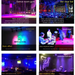 Dance Studio Bar LED Colorful Spotlight Track Light Remote Control Automatic Color Changing 360 Degree Adjustable_voghion.com