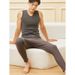 Langsha Thermal Pants For Men, Fleece-Lined Thickened, Autumn And Winter, With Knee Pads, Plus Size, Slim Fit,_voghion.com
