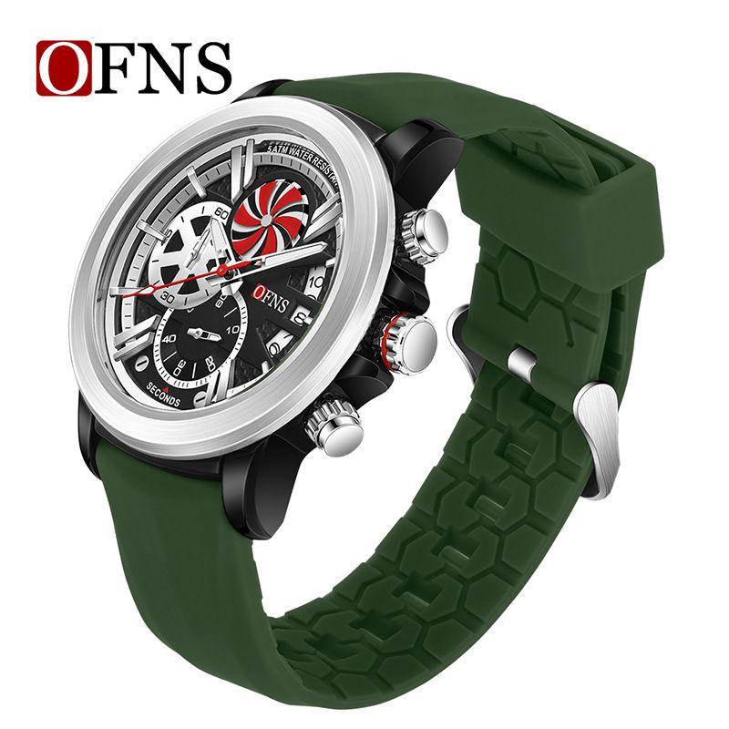 Quartz Watch Casual Waterproof Glow-in-the-dark Watch Male Middle School Students Fashion Sports Watch With Calendar_voghion.com
