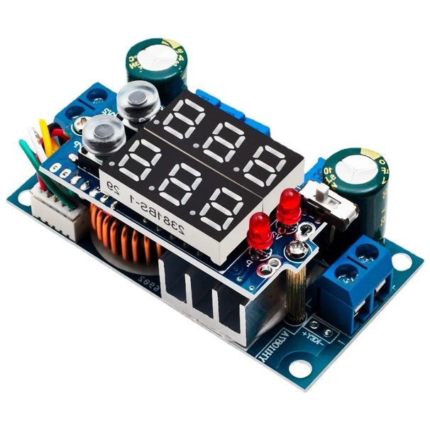 Aurinkopaneelin MPPT-ohjain 5A DC-DC-digitaalinäyttö, alasajomoduuli, vakiojännite ja vakiovirtalataus_voghion.com