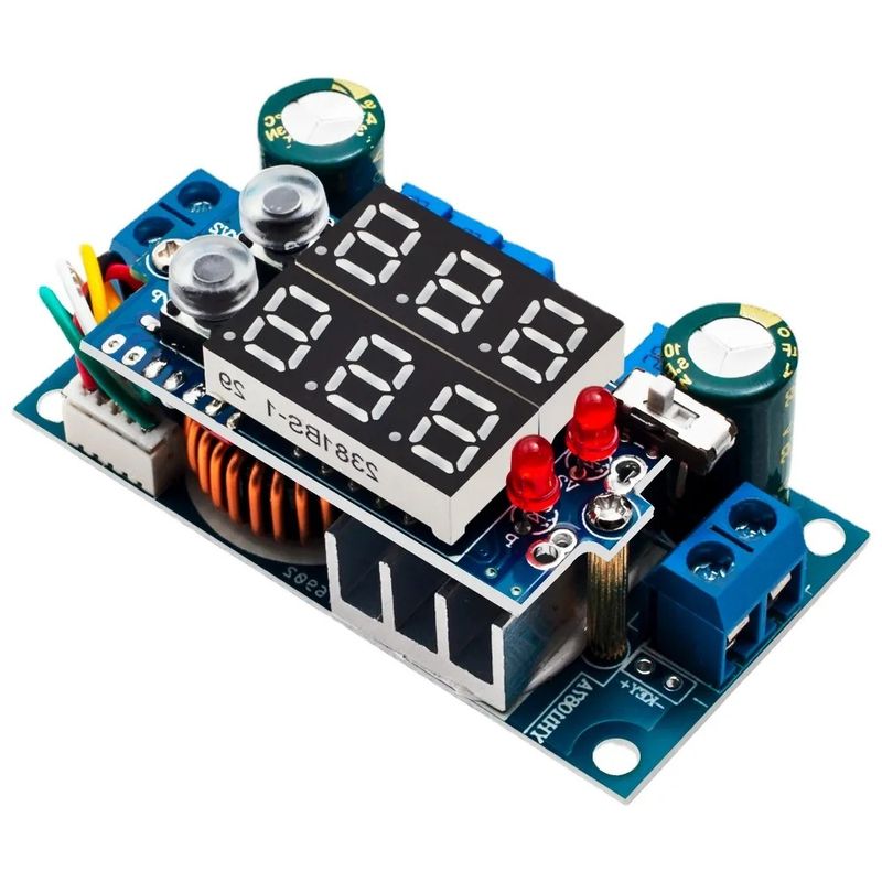 Solpanel MPPT-controller 5A DC-DC digitalt display, step-down-modul, konstant spænding og konstant strømopladning_voghion.com