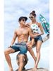 Premium Products Large Size Quick Drying Shorts, Surfing Gradient Color Beach Pants, Men's Swimming Trunks_voghion.com