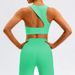 Cross-Border European And American Set High Waist Slimming Running Sports Back-Enhancing Fitness Tight Lulu Naked Feel_voghion.com