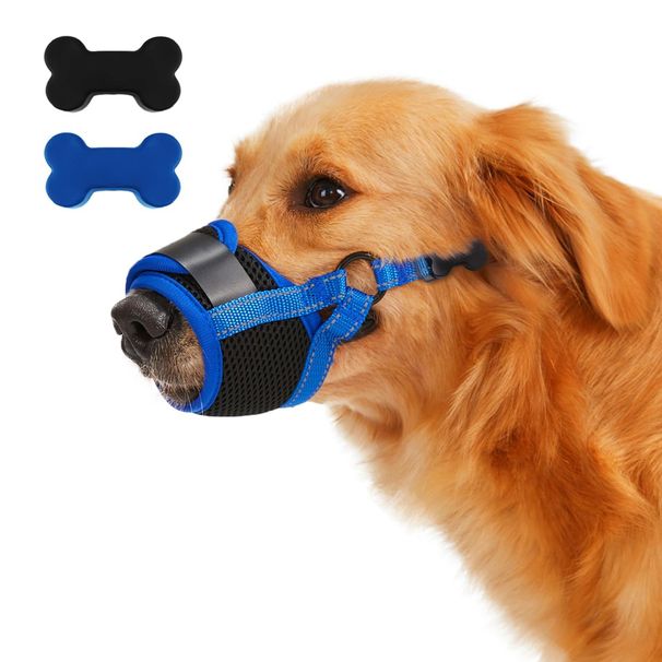 Puuvillane hammustus- ja vaevusvastane suukate, reguleeritav koeramask, lemmikloomatooted, sirge_voghion.com