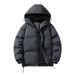 Winter Jacket M, Hooded Puffer Couple's Thicked Coat, Loose Casual Cotton Padded Jacket, Warm Yurong Outerwear For_voghion.com