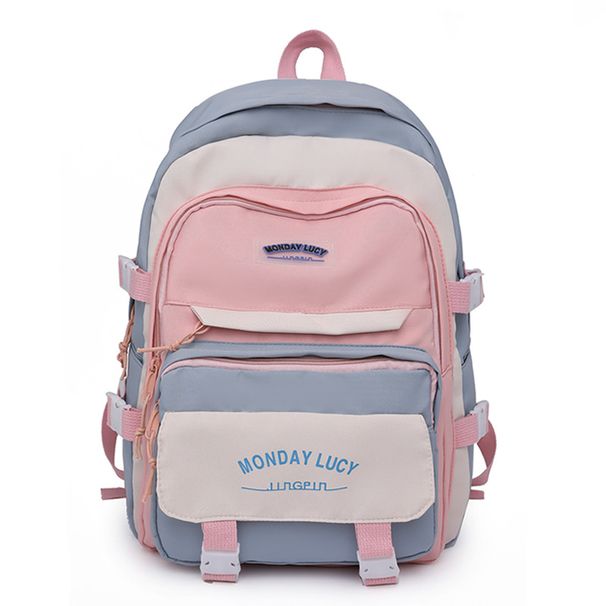 Sacs pour femmes Nouveau sac d'école simple de style printemps sac à dos littéraire à la mode pour fille sac à dos multifonctionnel de grande capacité_voghion.com