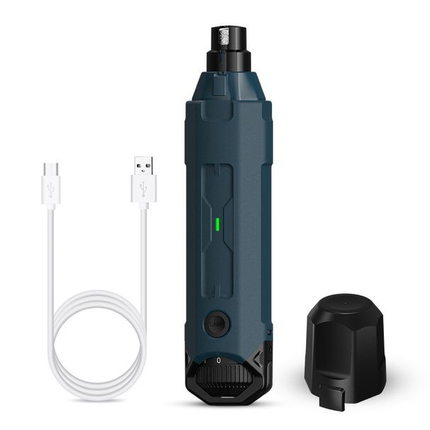 Pet 6-speed speed speed regulation nail sharpener LED light automatic manicure electric nail clipper_voghion.com