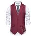 Herren Anzug Weste Hochzeit Party Revers Kette Mit Weste Weste_voghion.com